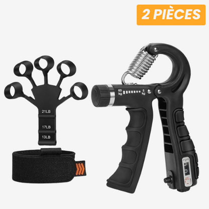 PowerGrip™ - Pince Réglable de Renforcement Musculaire